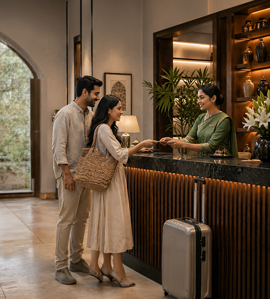 Hotel reception